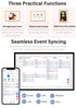 15.6-inch Home Smart Digital Calendar Touchscreen Interactive Display Home Schedule WiFi Sync and Digital Photo Frame