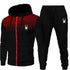2025 popular two-piece men's sportswear jogging suit sportswear hooded sweatshirt zipper sweatshirt autumn and winter clothing