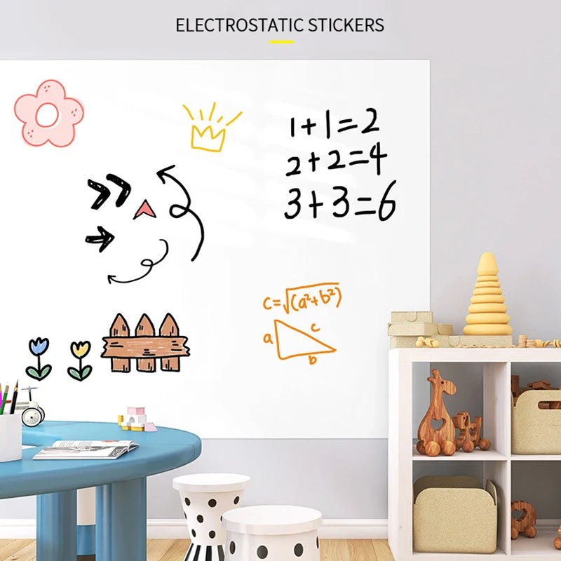 45CM Reusable Electrostatic Whiteboard For Walls