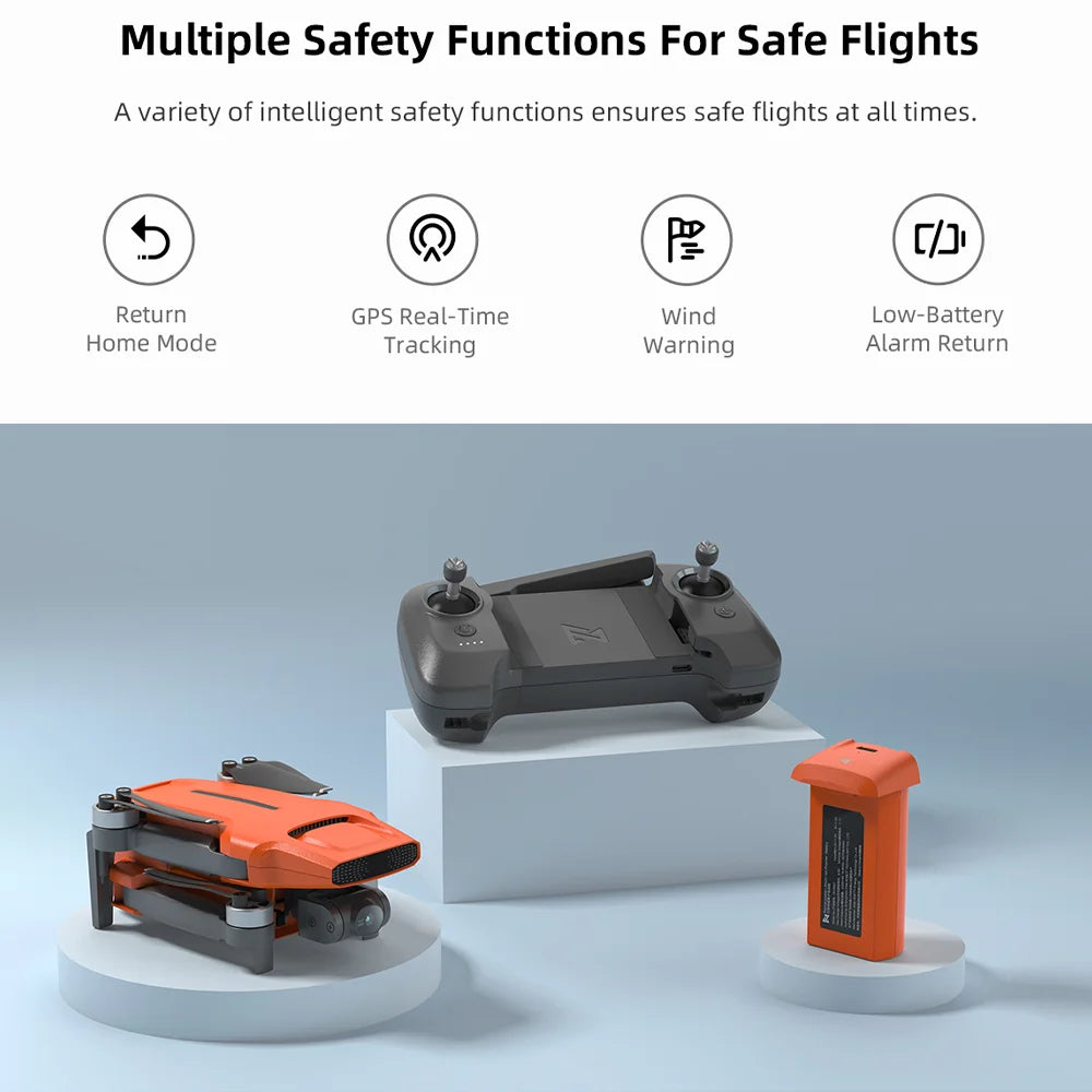 FIMI Mini 3 4K GPS drone with 3-Axis Gimbal 249g 4K/60FPS 48MP 9KM Transmission 64-Min Flight Time Super Night Video Auto Return