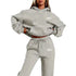 2025 Autumn Winter Women's Sets 2pcs Hoodies Pants Suit Sports Outfits  Letter Print Aesthetic Clothes Ladies Tracksuit