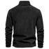 AIOPESON Brand Quality Thicken Warm Fleece Jacket for Men Zipper Neck Pullover Sweatshirt