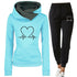 Woman Tracksuit Two Piece Set Winter Warm Hoodies+Pants Pullovers Sweatshirts Female Jogging Woman Clothing Sports Suit Outfits