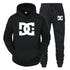 2025 Men's Fashion Basketball Jogging Fitness Set Autumn/Winter Long-sleeved Sweatshirt + Casual Pants Two-piece Set