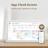 Hindetel 10 inch  smart digital calendar photo frame touchscreen auto syc google calender apple for family calendar screen