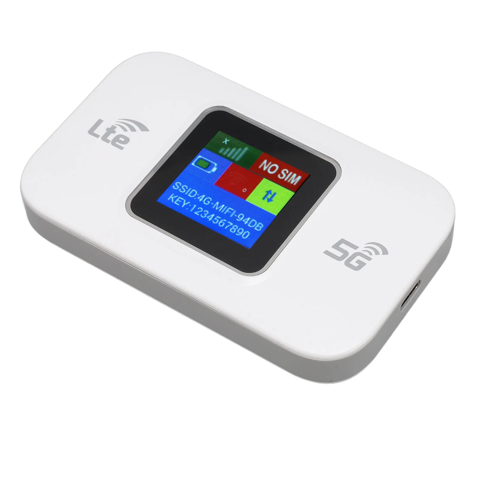 Portable 4G LTE WiFi Modem Professional 300Mbps High Speed Color Screen 4G Mobile WiFi Router for Mobile Phone Laptop Tablet