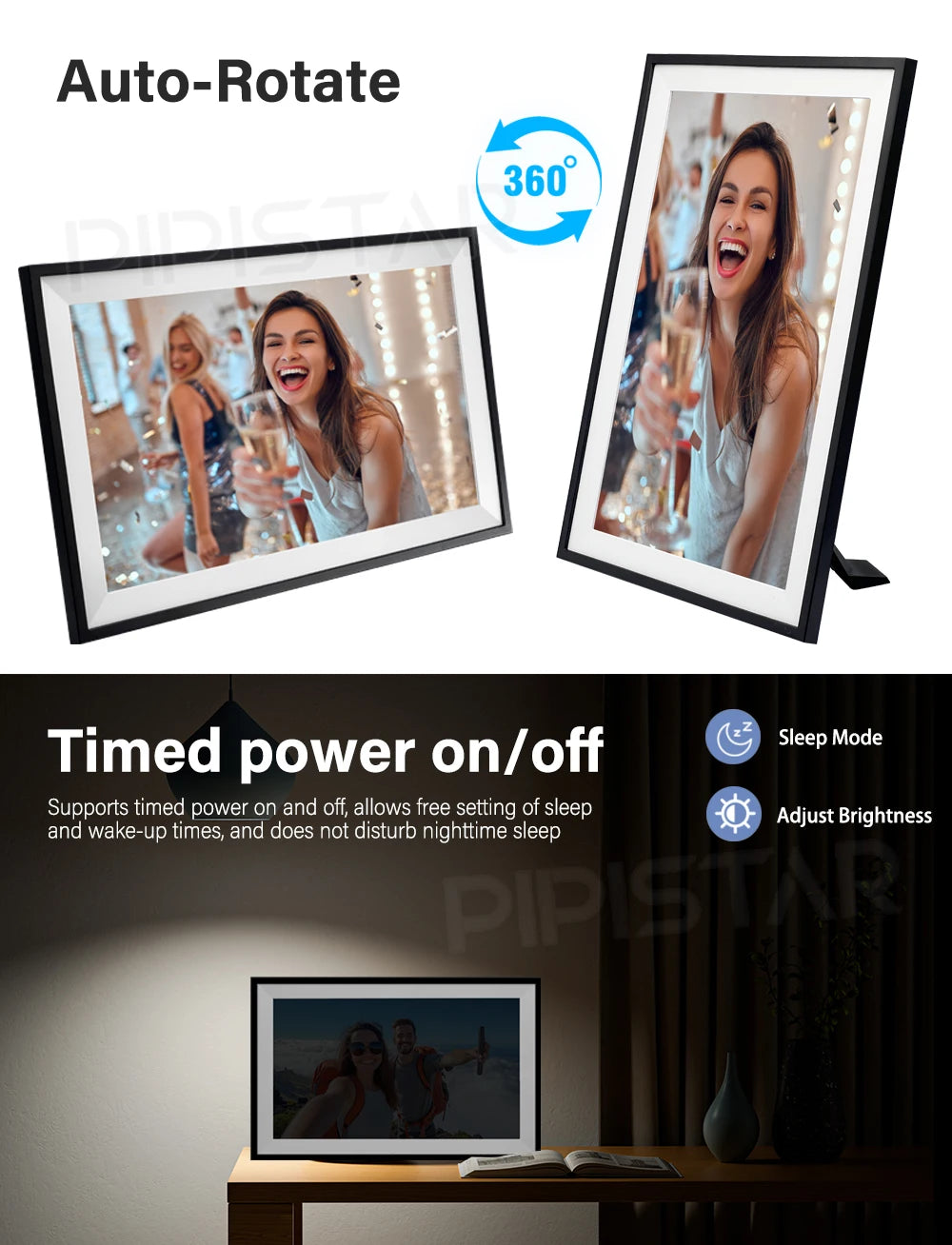 15.6-inch Home Smart Digital Calendar Touchscreen Interactive Display Home Schedule WiFi Sync and Digital Photo Frame