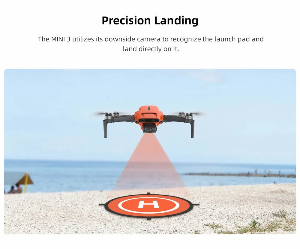 FIMI Mini 3 4K GPS drone with 3-Axis Gimbal 249g 4K/60FPS 48MP 9KM Transmission 64-Min Flight Time Super Night Video Auto Return