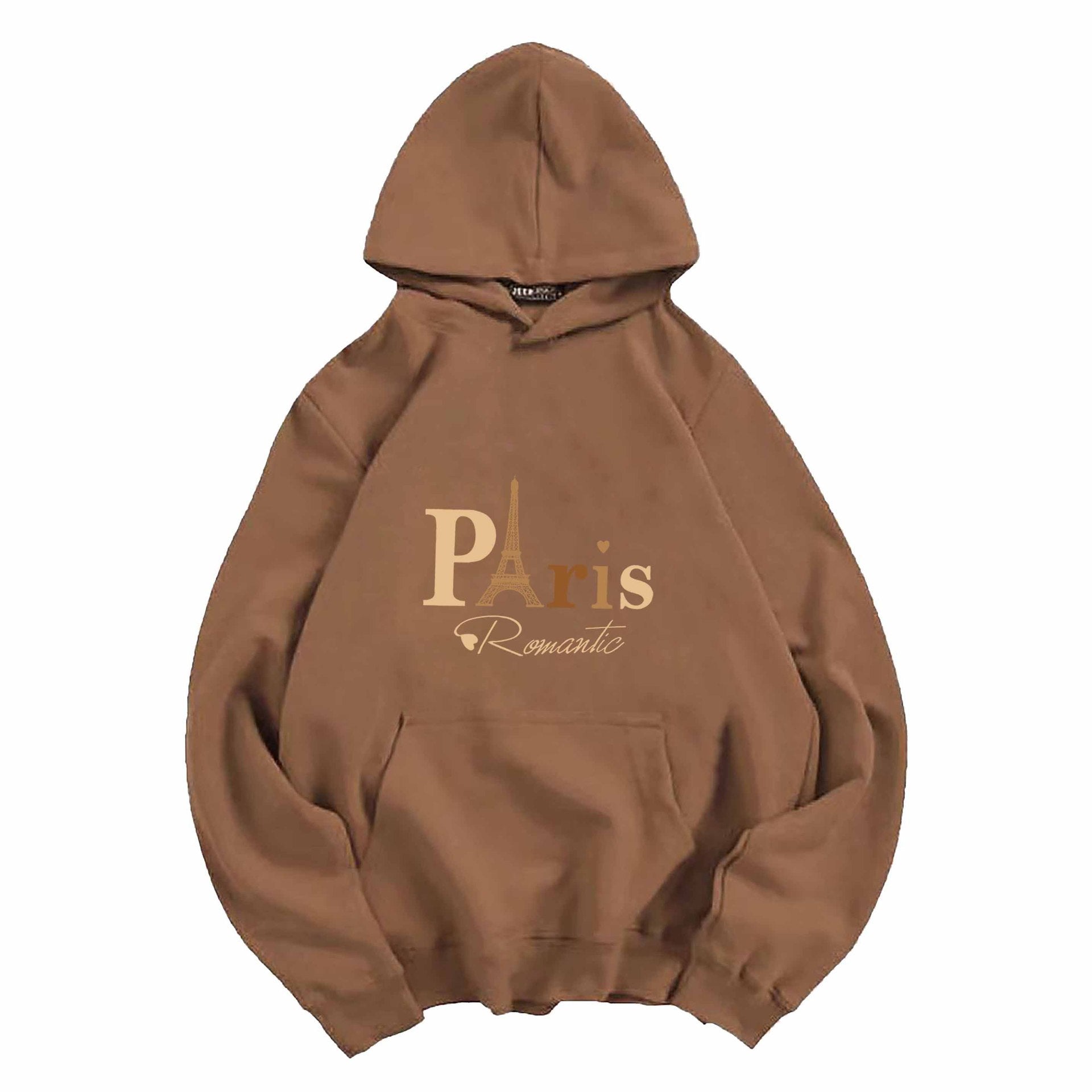 Letter Printed Hoodie – Unisex Couple’s Pullover