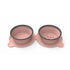 Portable Silicone Double Dog Food Bowls – Foldable, Non-Slip, Travel-Friendly