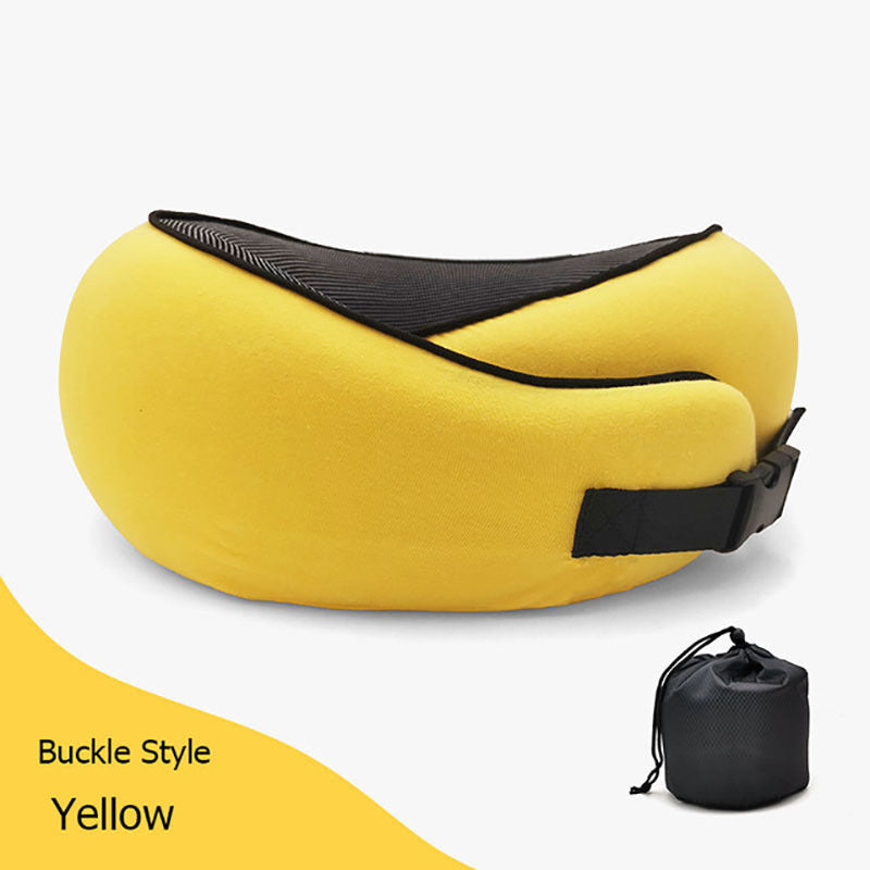 Travel Neck Pillow – U-Shaped Memory Foam Neck Cushion