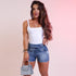 Women's Spring And Summer New Tight Denim Shorts