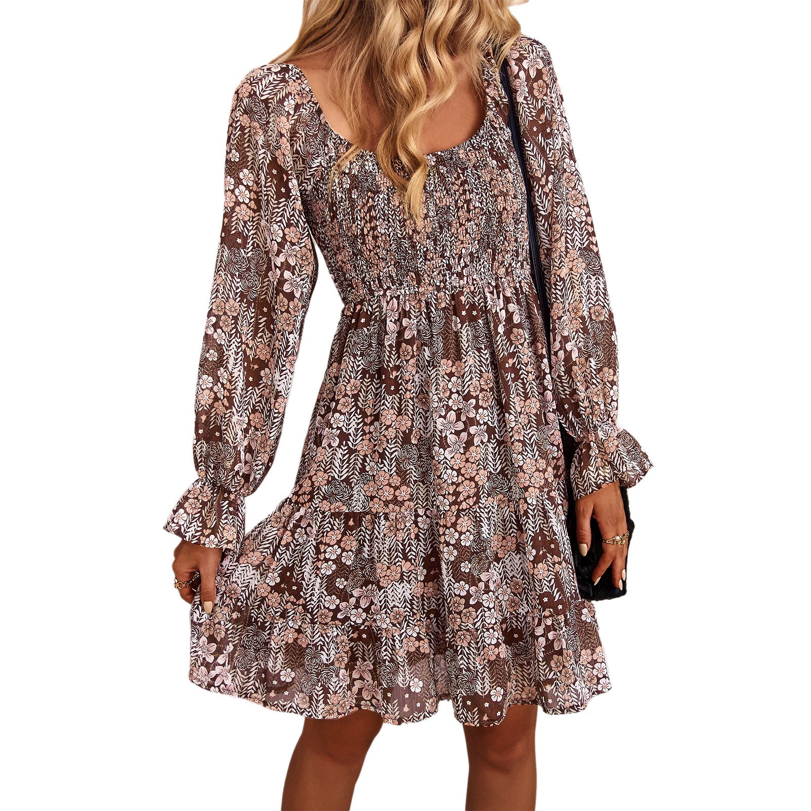 Spring & Summer Women's Bohemian Print Dress – Elegant & Stylish