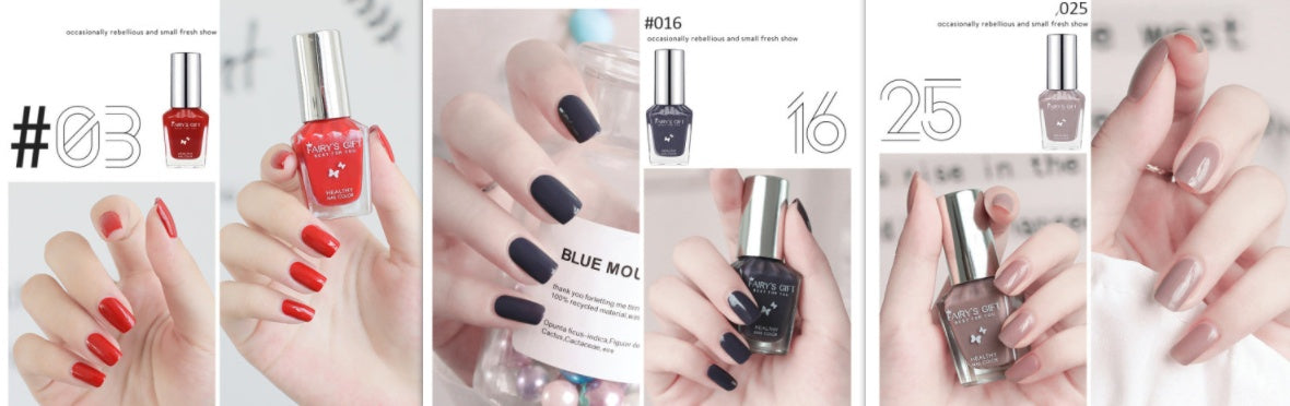 Tear-Free Water-Based Nail Polish – Summer Collection