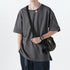 Autumn Men's Short-sleeved Loose Fit T-shirt Cotton Round Neck
