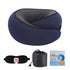 Memory Foam Travel Neck Pillow with Eye Mask – Compact Comfort for Airplanes & Cars
