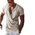 Summer Men's Vacation Tulum V-neck Plain T-shirt