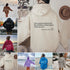 Women's Plush Letter Printed Hoodie – Trendy Unisex Pullover
