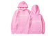 Women's Plush Letter Printed Hoodie – Trendy Unisex Pullover