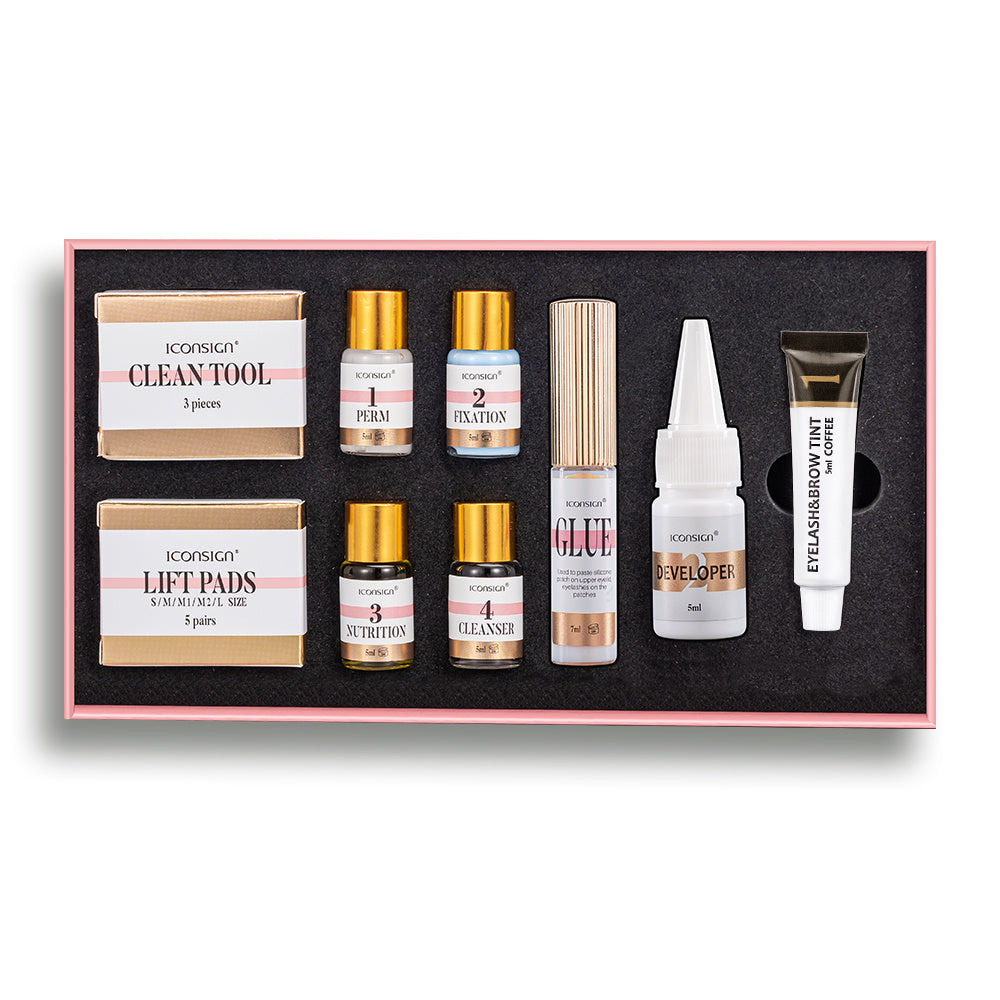 ICONSIGN Lash Lift &amp; Eyebrow Dye Tint Kit – Professional Brow Lamination & Lash Perm Set