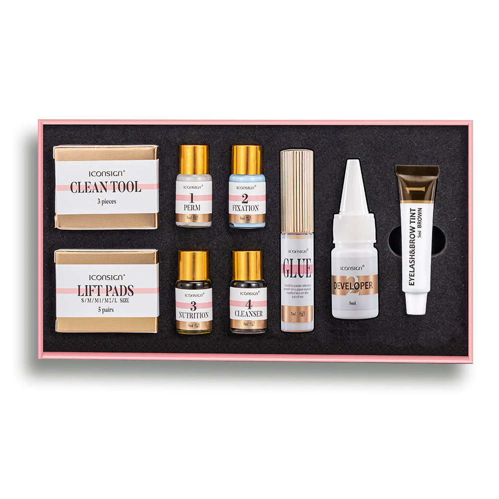 ICONSIGN Lash Lift &amp; Eyebrow Dye Tint Kit – Professional Brow Lamination & Lash Perm Set
