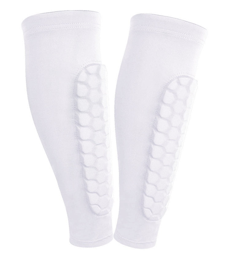Honeycomb Shin Protection Foot Sock Men's Anti-Collision Non-slip