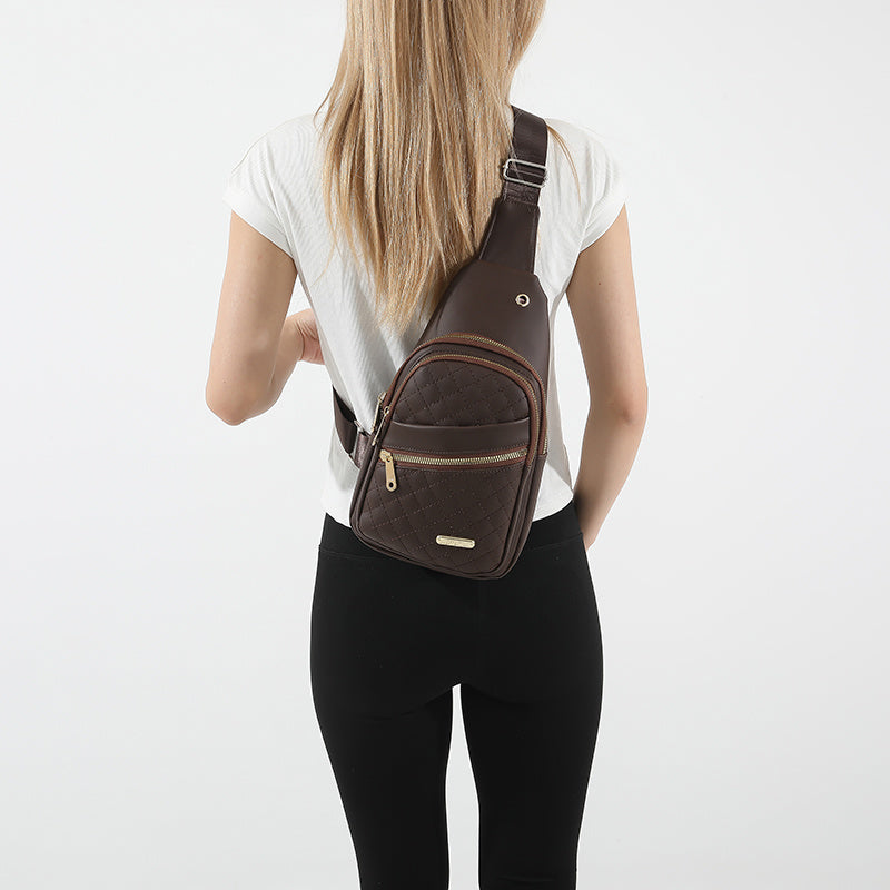 Storage & Travel Sling Bag – Water-Resistant Crossbody Chest Bag