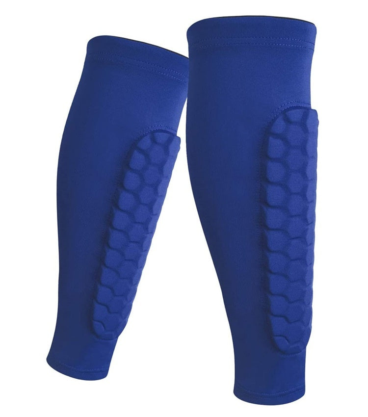 Honeycomb Shin Protection Foot Sock Men's Anti-Collision Non-slip