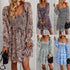 Spring & Summer Women's Bohemian Print Dress – Elegant & Stylish
