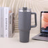 Stainless Steel Coffee Cup – Large 40oz Metal Water Cup with Handle