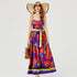 Spring and Summer Slim Fit Flounced Skirt Dress