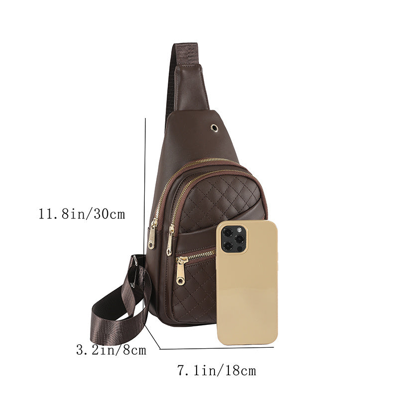 Storage & Travel Sling Bag – Water-Resistant Crossbody Chest Bag