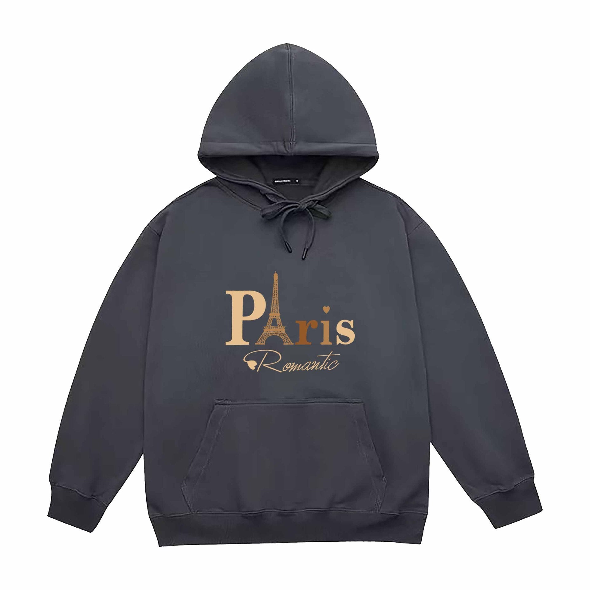 Letter Printed Hoodie – Unisex Couple’s Pullover