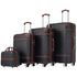 Hard Shell Luggage Sets – 4 Pieces (20" + 24" + 28" + Cosmetic Case) Spinner Suitcase with TSA Lock