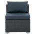 Patio Furniture, Outdoor Furniture, Seasonal PE Wicker Furniture, 7 Set Wicker Furniture With Tempered Glass Coffee Table