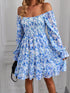 Spring & Summer Women's Bohemian Print Dress – Elegant & Stylish