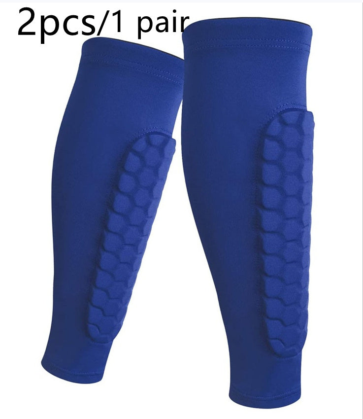 Honeycomb Shin Protection Foot Sock Men's Anti-Collision Non-slip