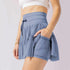 High Waist Lace-Up Sports Skirt with Anti-Exposure Safety Pants – Summer Fashion Pleated Skirt