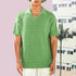 Men's Knitted Short-Sleeved Casual Shirt