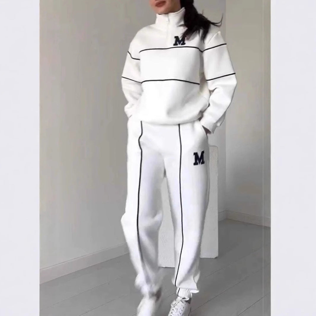 Women's 2-Piece Lounge Set – Hoodless Pullover & Sweatpants