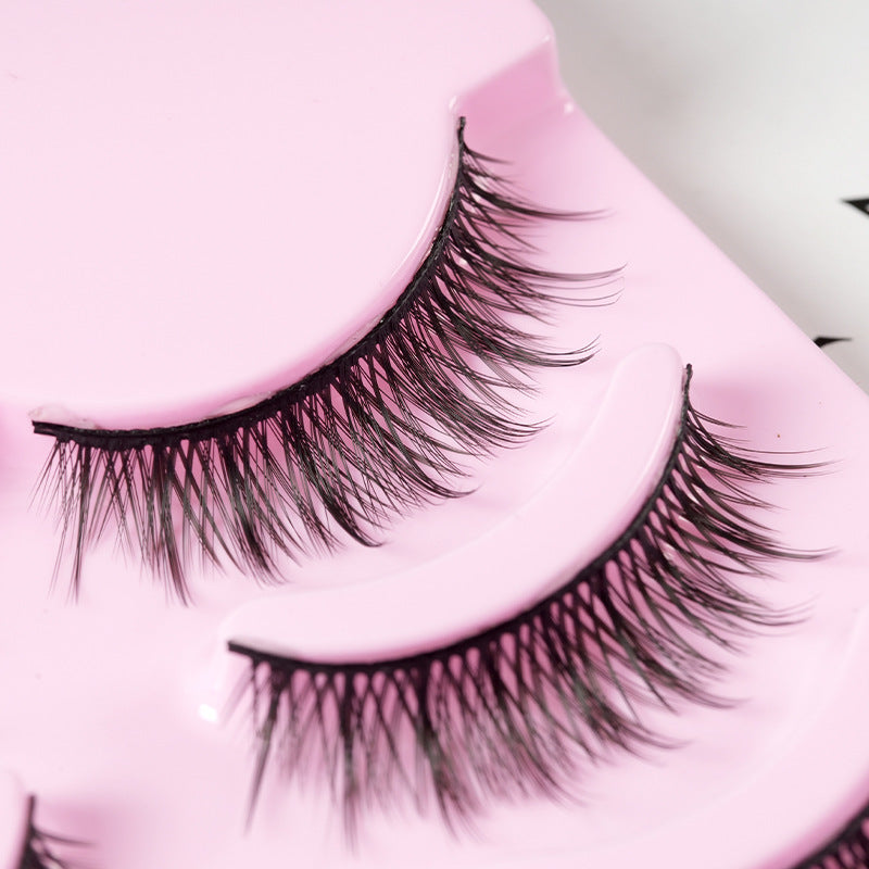 5 Pairs Manga Lashes – Anime Cosplay Natural Wispy False Eyelashes