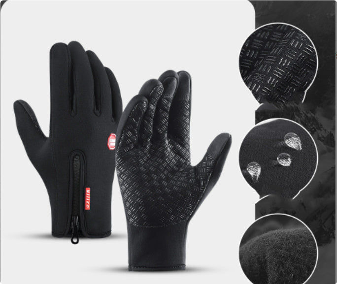 Polar Fleece Riding Gloves – Warm, Stylish, Touch Screen & Anti-Slip