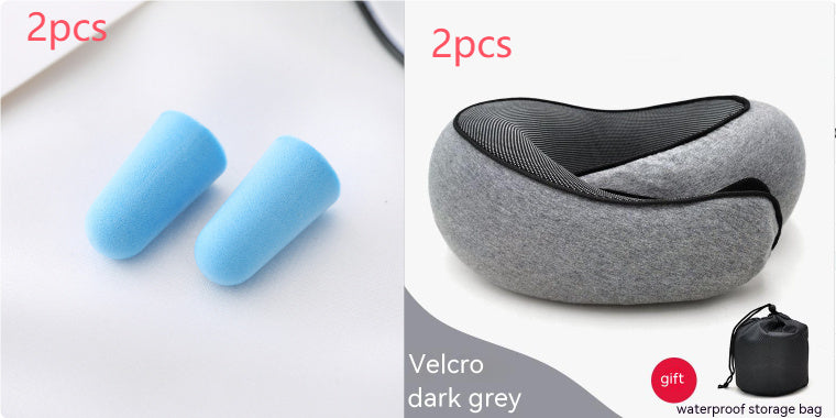 Travel Neck Pillow – U-Shaped Memory Foam Neck Cushion