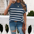 Spring & Summer Contrast Color Temperament Pullover Sweater