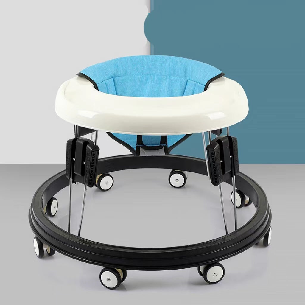 Children's Multifunctional Anti-Rollover Baby Walker with Music