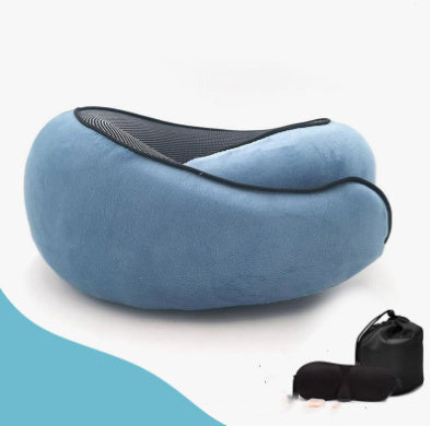Travel Neck Pillow – U-Shaped Memory Foam Neck Cushion