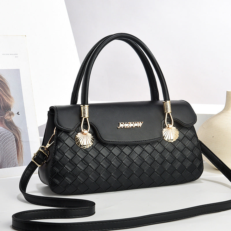Vintage Exquisite Letter-Printed Women's Handbag
